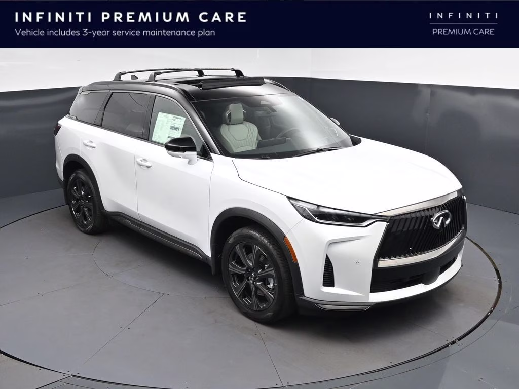 2027 RADIANT WHITE / BLACK OBSIDIAN INFINITI QX60 Autograph AWD SUV