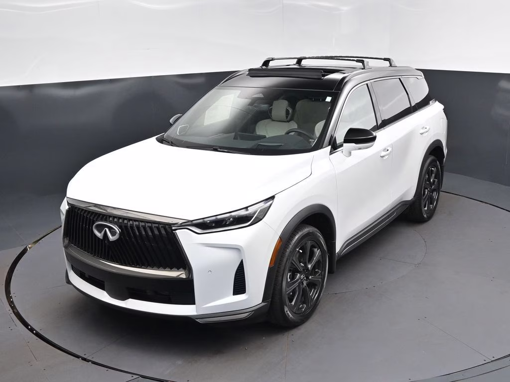 2027 RADIANT WHITE / BLACK OBSIDIAN INFINITI QX60 Autograph AWD SUV