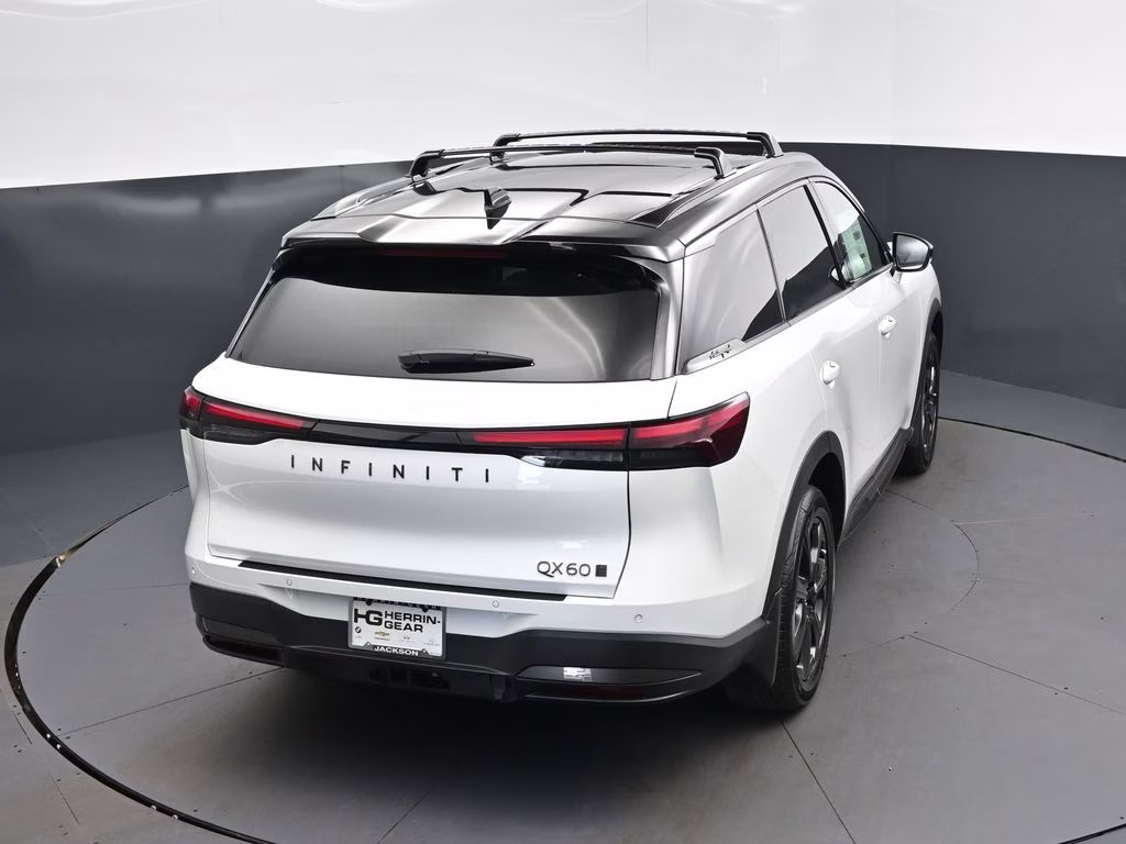 2027 RADIANT WHITE / BLACK OBSIDIAN INFINITI QX60 Autograph AWD SUV