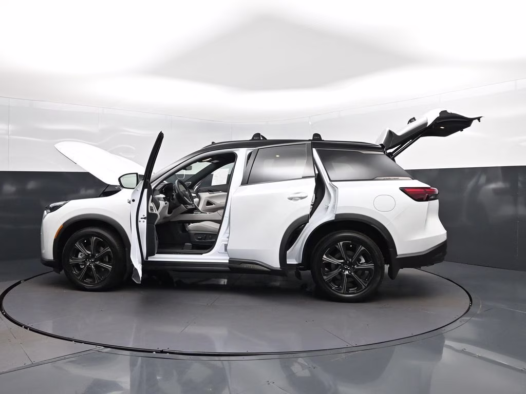 2027 RADIANT WHITE / BLACK OBSIDIAN INFINITI QX60 Autograph AWD SUV
