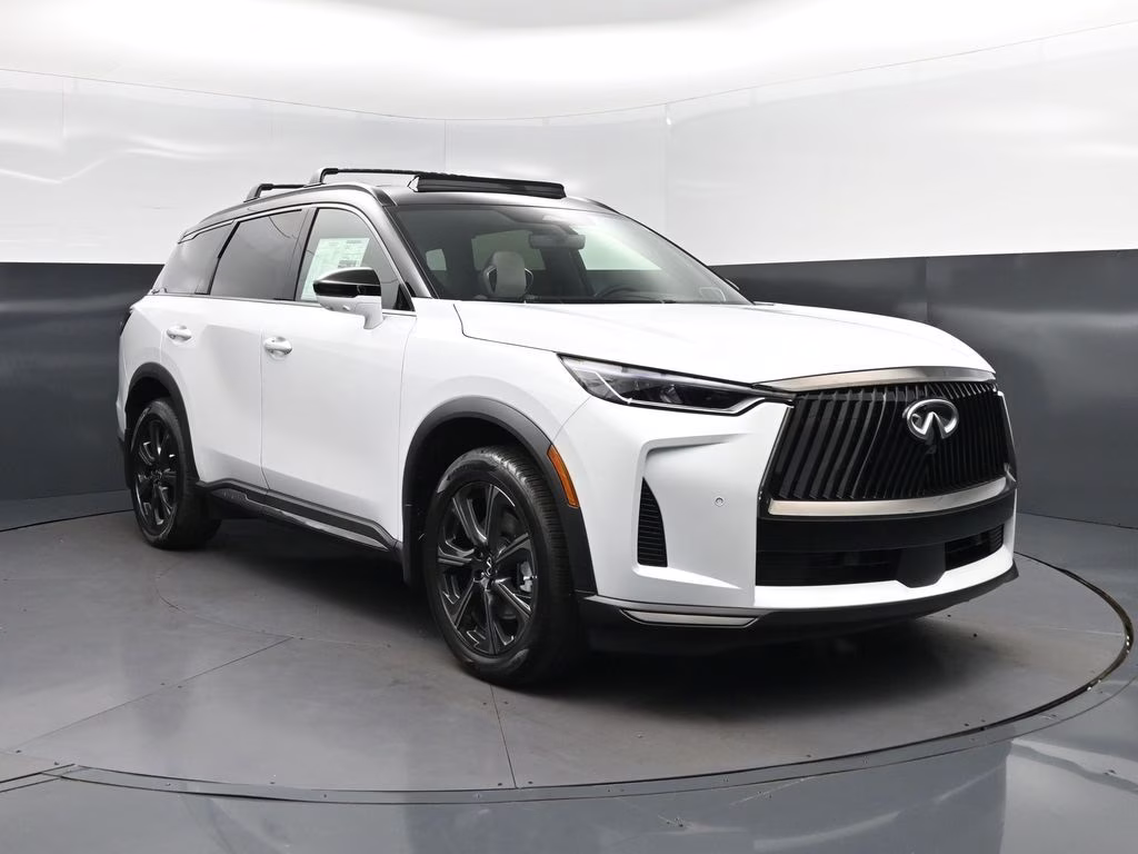 2027 RADIANT WHITE / BLACK OBSIDIAN INFINITI QX60 Autograph AWD SUV