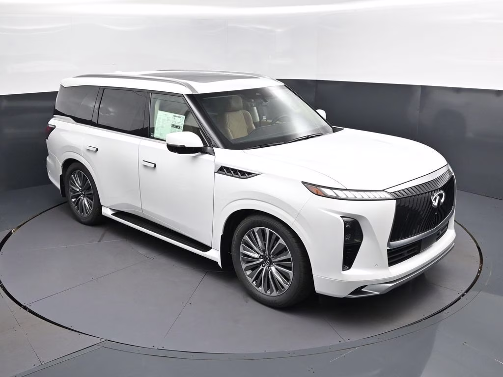 2026 Radiant White INFINITI QX80 LUXE RWD SUV