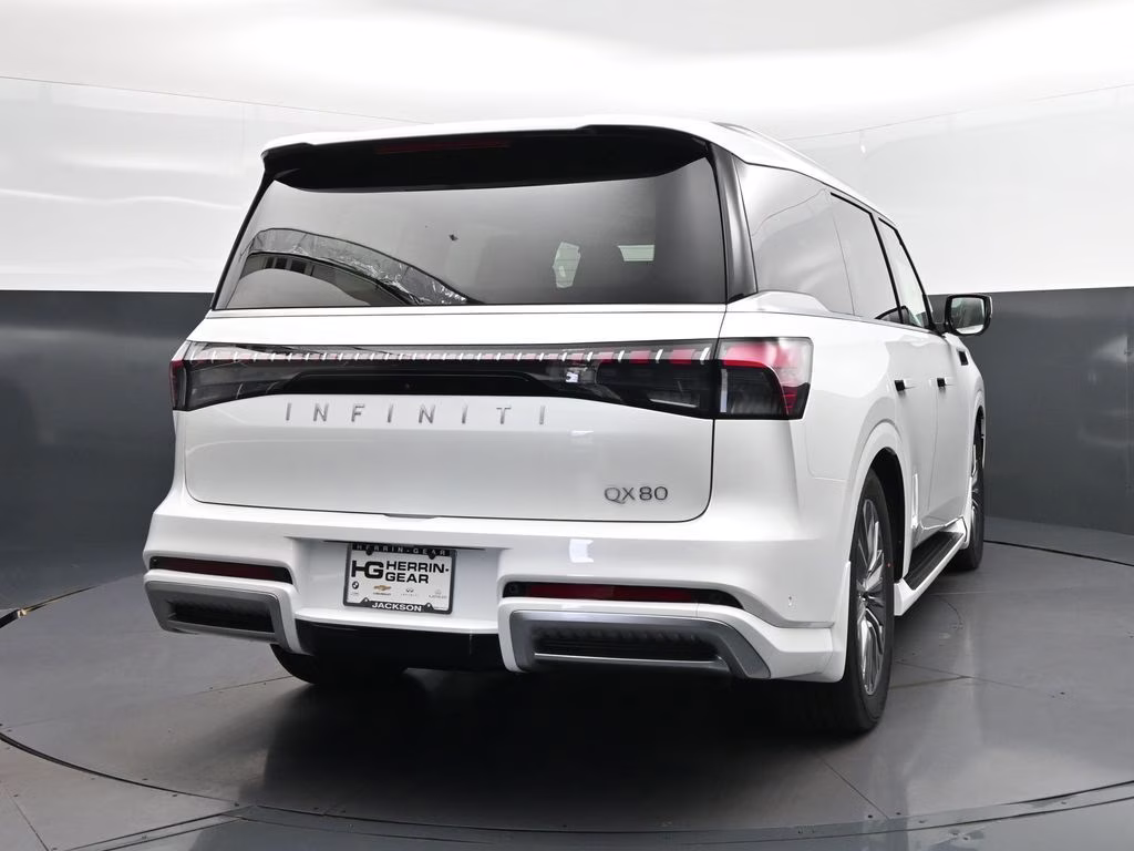 2026 Radiant White INFINITI QX80 LUXE RWD SUV