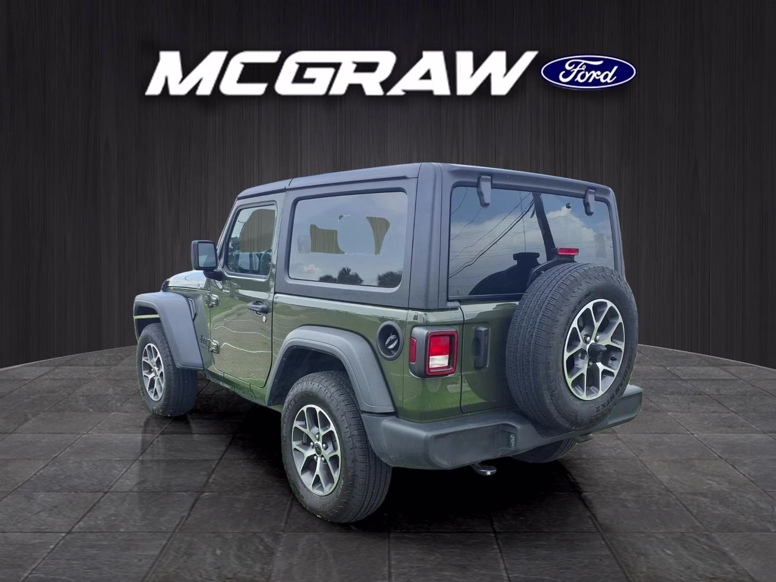 2024 Green Clearcoat Jeep Wrangler Sport S 4X4 SUV