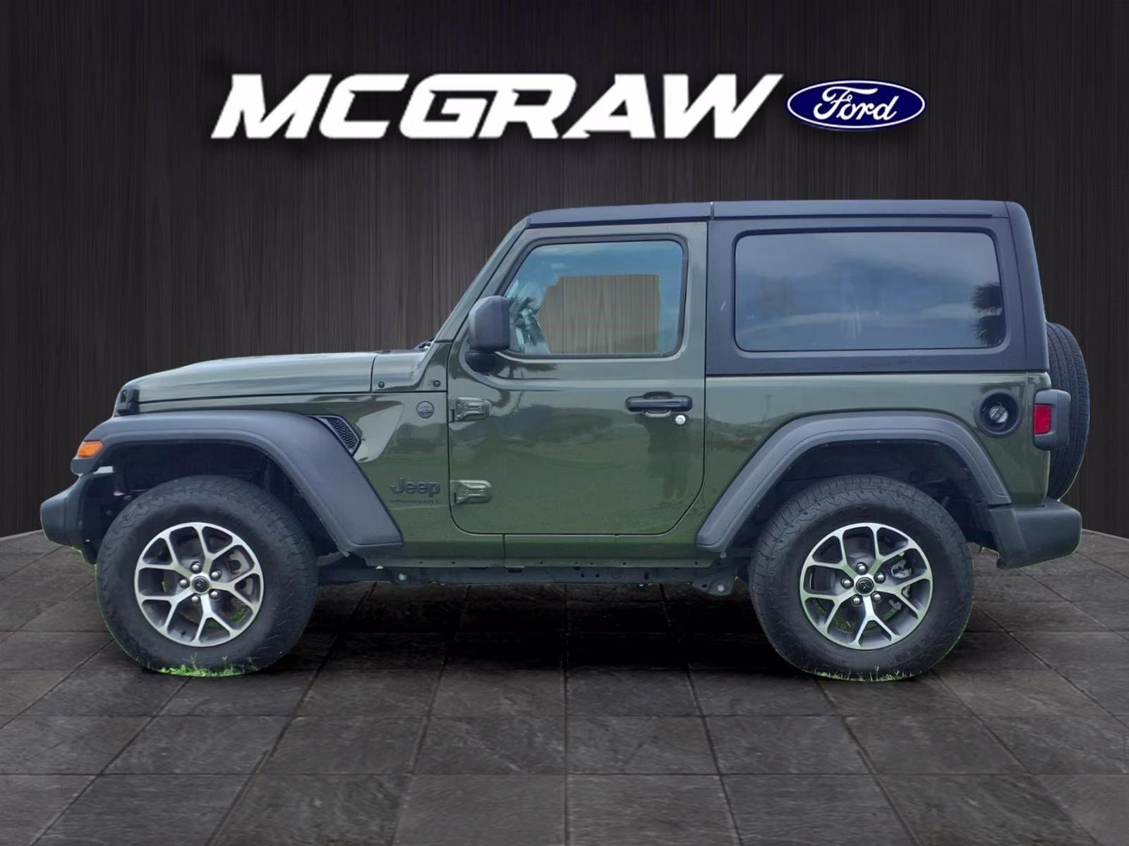 2024 Green Clearcoat Jeep Wrangler Sport S 4X4 SUV