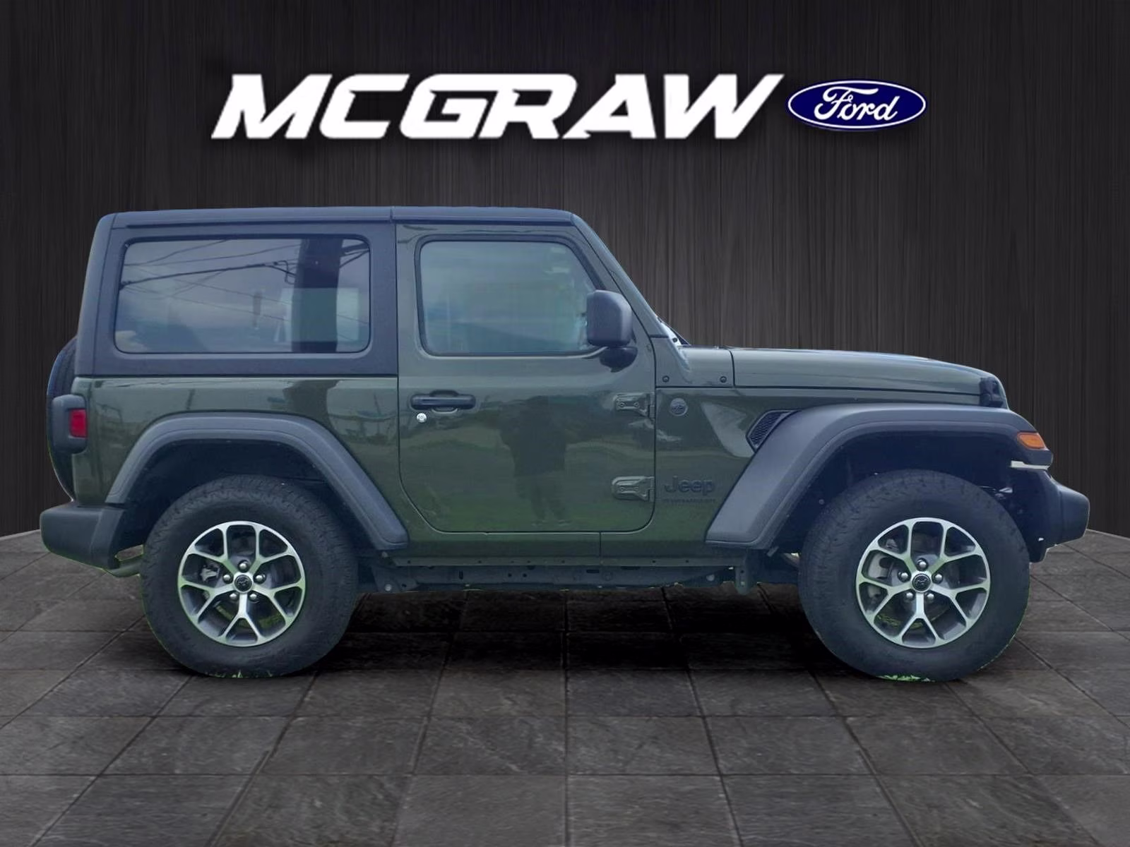 2024 Green Clearcoat Jeep Wrangler Sport S 4X4 SUV