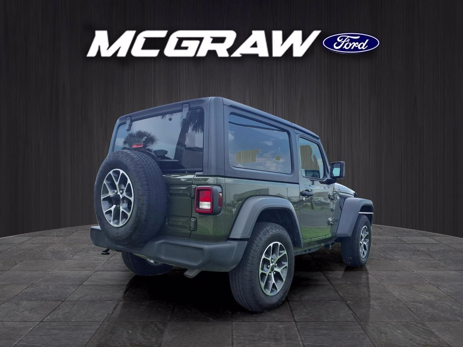 2024 Green Clearcoat Jeep Wrangler Sport S 4X4 SUV