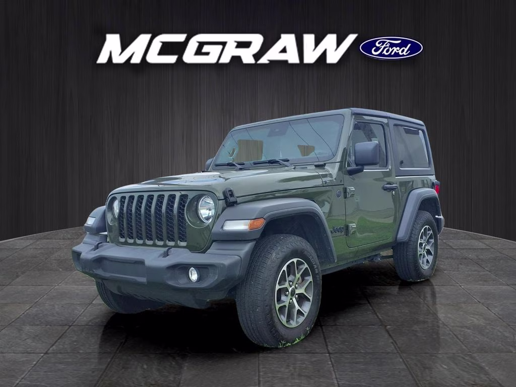 2024 Sarge Green Clearcoat Jeep Wrangler Sport S 4X4 SUV
