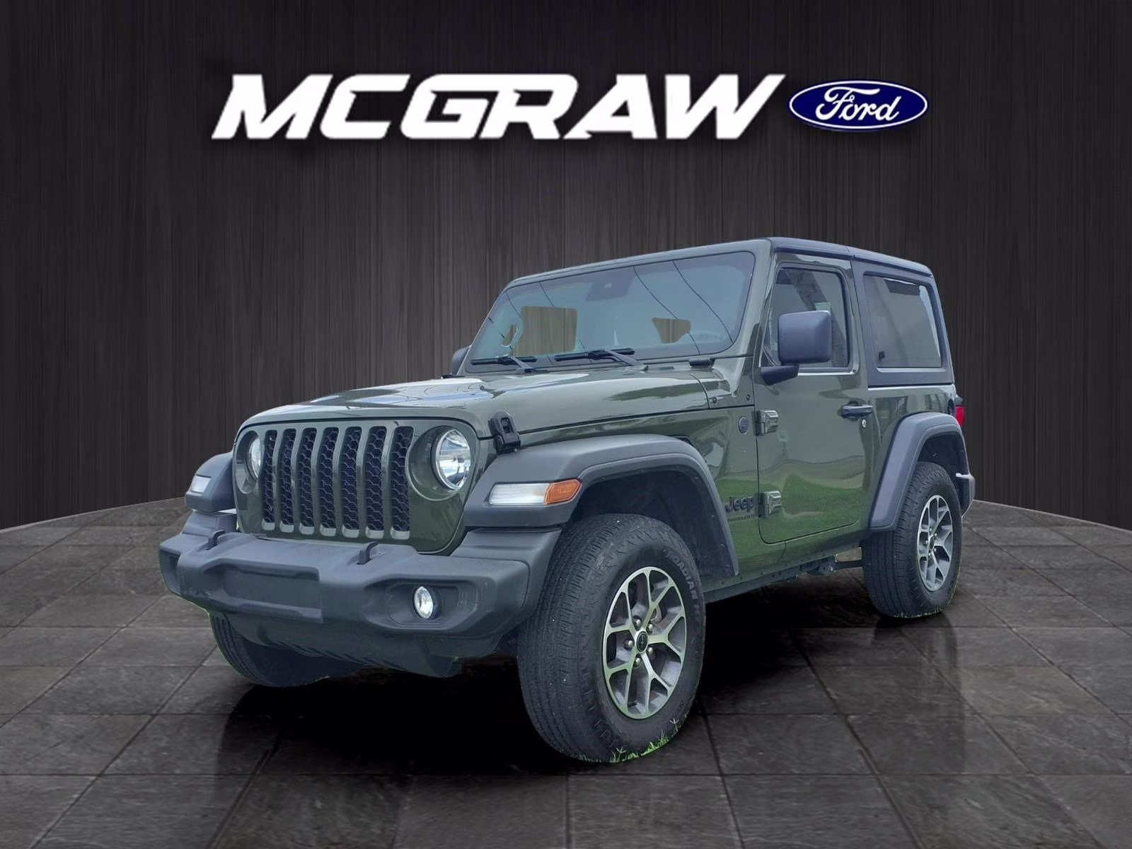 2024 Green Clearcoat Jeep Wrangler Sport S 4X4 SUV