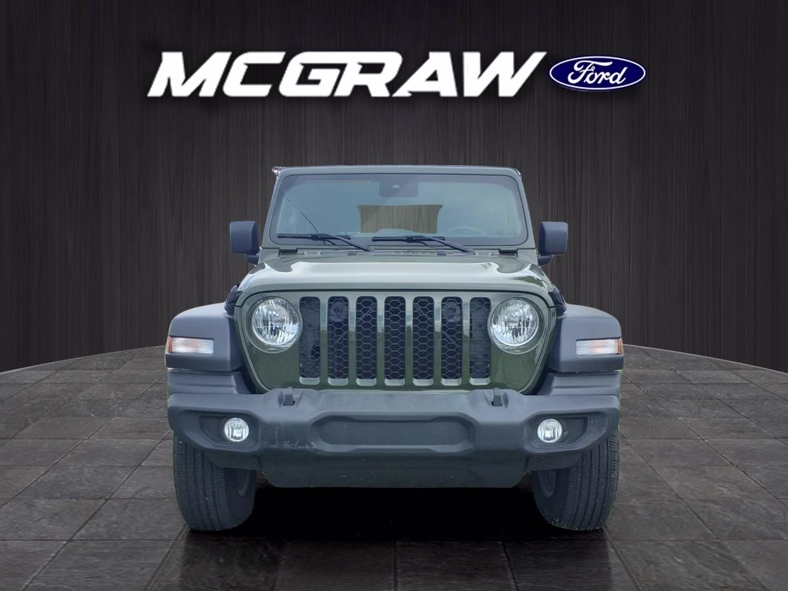2024 Green Clearcoat Jeep Wrangler Sport S 4X4 SUV
