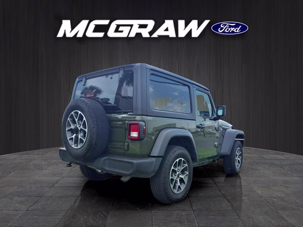 2024 Sarge Green Clearcoat Jeep Wrangler Sport S 4X4 SUV
