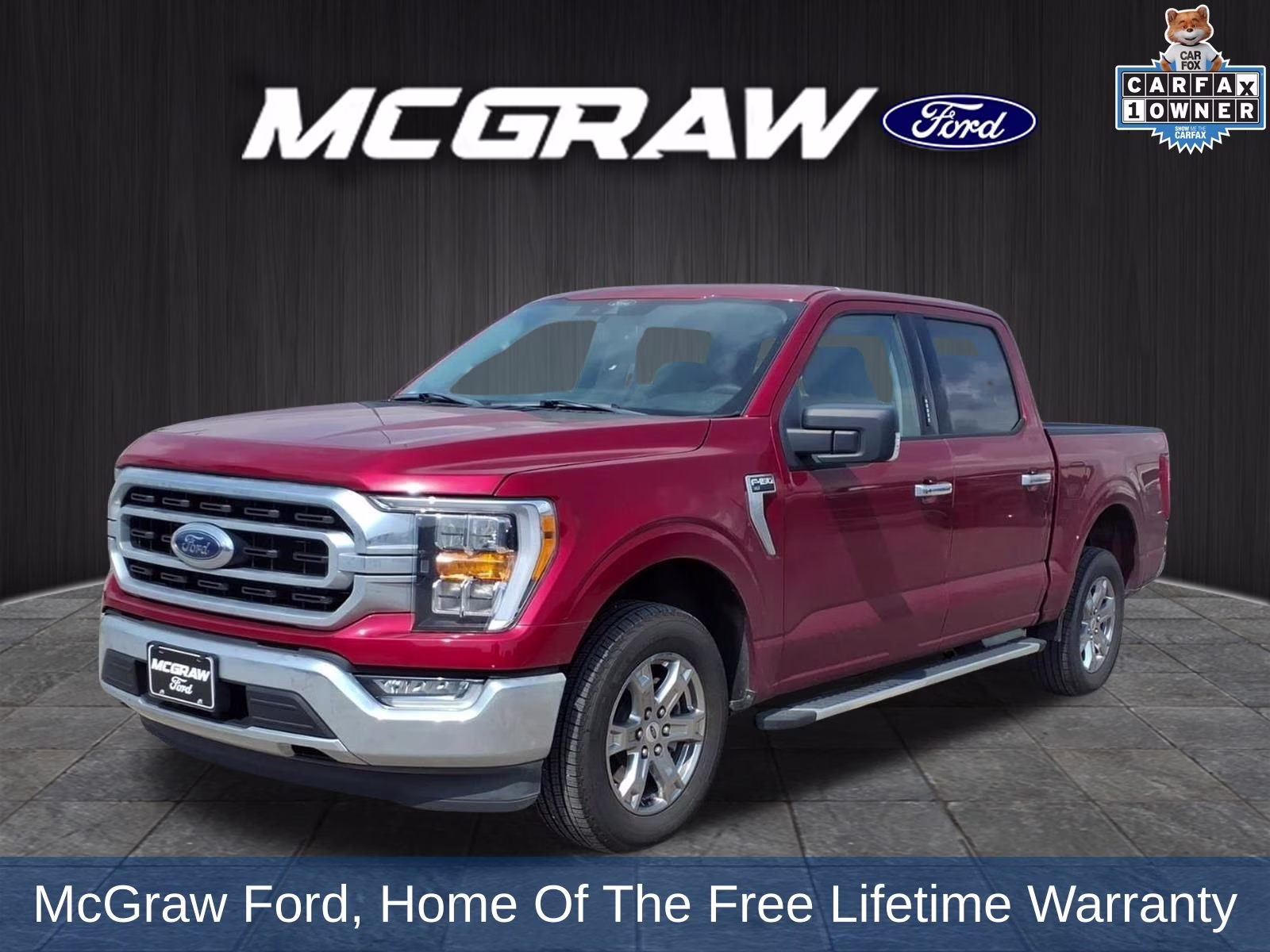 2022 Red Metallic Ford F-150 XLT RWD Truck