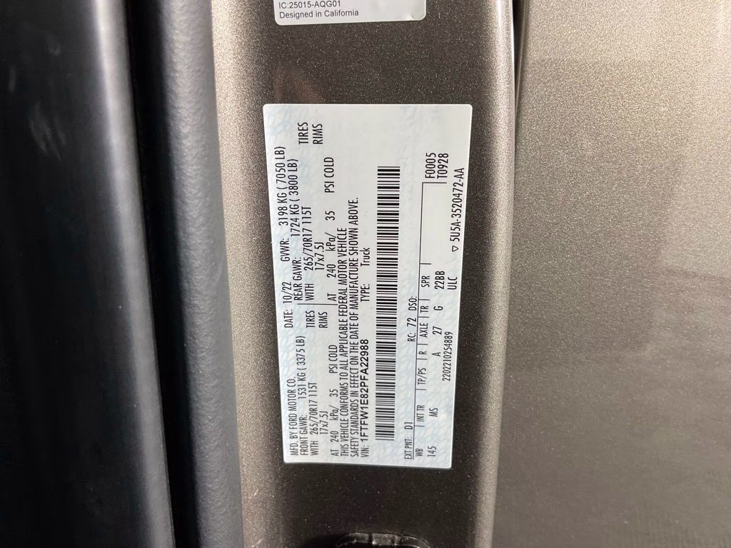 2023 Stone Gray Metallic Ford F-150 XLT 4X4 Truck