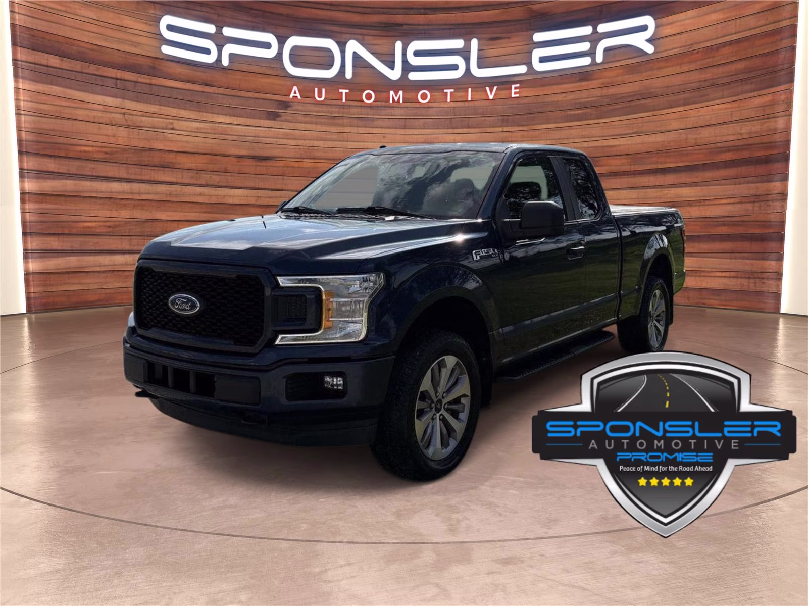 2018 Blue Jeans Ford F-150 XL 4X4 Truck