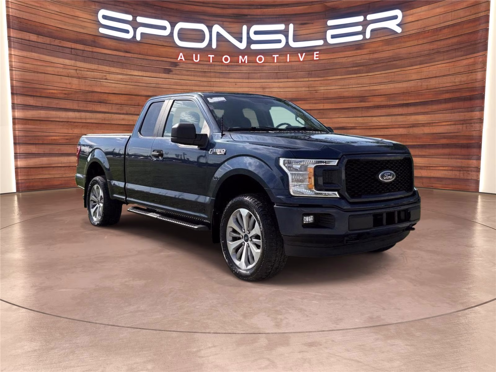 2018 Blue Jeans Ford F-150 XL 4X4 Truck