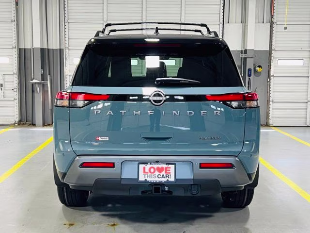 2026 Baltic Teal/Super Black Nissan Pathfinder Platinum FWD SUV