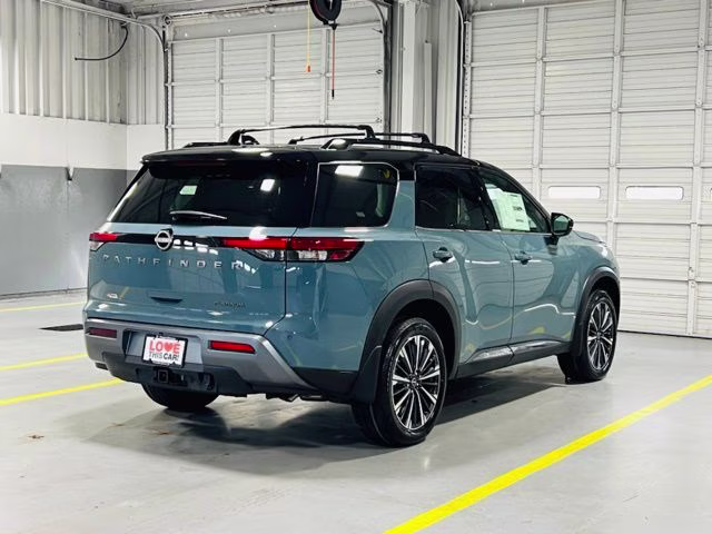 2026 Baltic Teal/Super Black Nissan Pathfinder Platinum FWD SUV