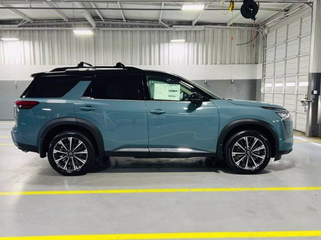2026 Baltic Teal/Super Black Nissan Pathfinder Platinum FWD SUV
