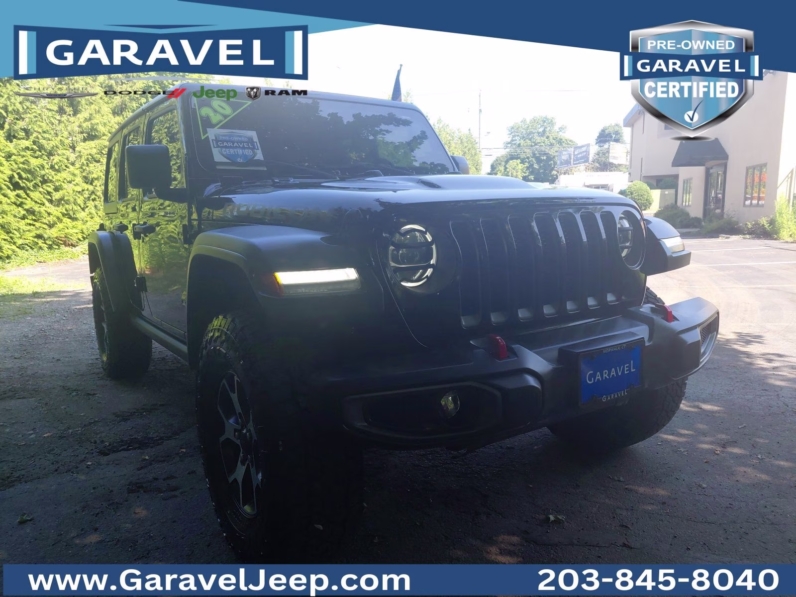 2020 Black Clearcoat Jeep Wrangler Unlimited Rubicon 4X4 SUV