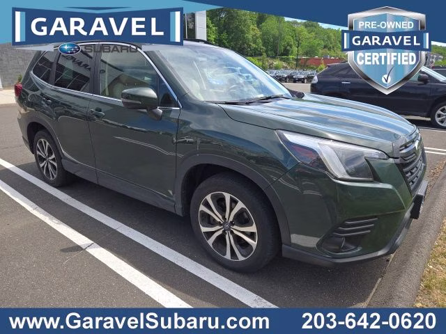 2023 Cascade Green Silica Subaru Forester Limited AWD SUV