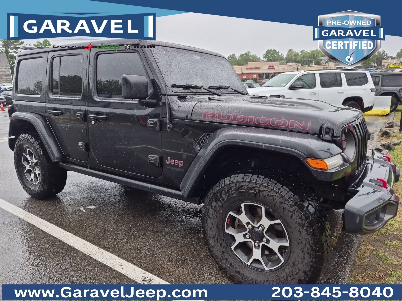 2020 Black Clearcoat Jeep Wrangler Unlimited Rubicon 4X4 SUV