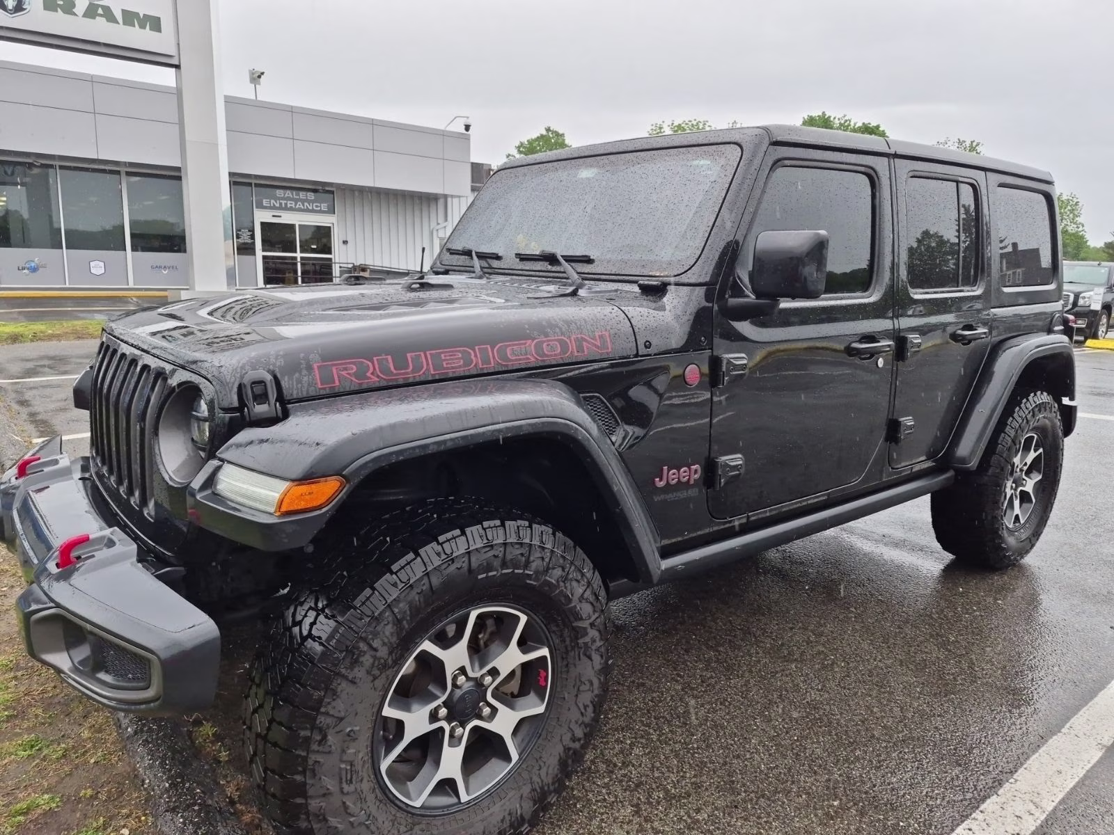 2020 Black Clearcoat Jeep Wrangler Unlimited Rubicon 4X4 SUV