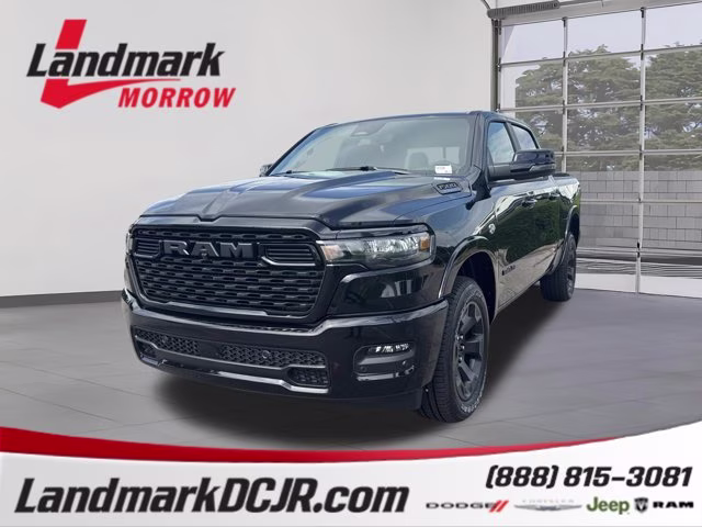 2026 Diamond Black Crystal Pearlcoat Ram 1500 Big Horn RWD Truck