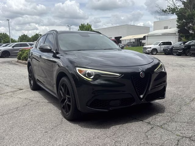 2019 Vulcano Black Metallic Alfa Romeo Stelvio Base AWD SUV