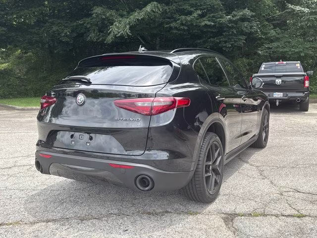 2019 Vulcano Black Metallic Alfa Romeo Stelvio Base AWD SUV