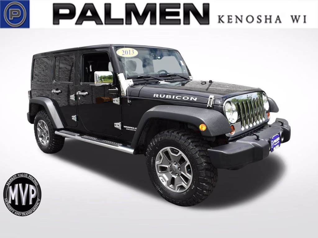 2013 Black Clearcoat Jeep Wrangler Unlimited Rubicon 4X4 SUV