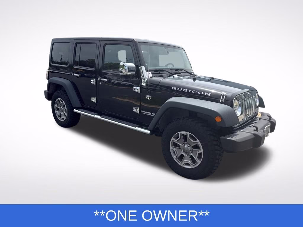 2013 Black Clearcoat Jeep Wrangler Unlimited Rubicon 4X4 SUV