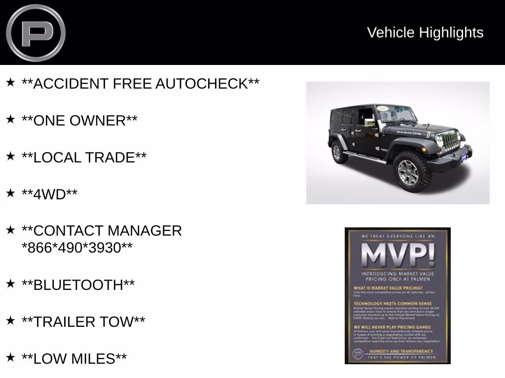 2013 Black Clearcoat Jeep Wrangler Unlimited Rubicon 4X4 SUV