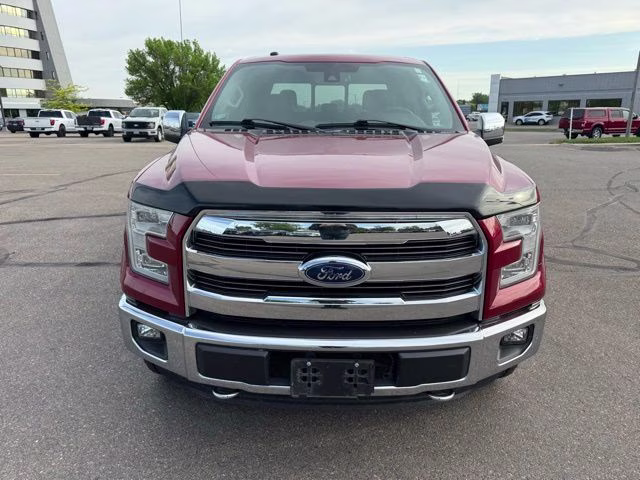 2016 Ruby Red Metallic Tinted Clearcoat Ford F-150 Lariat 4X4 Truck
