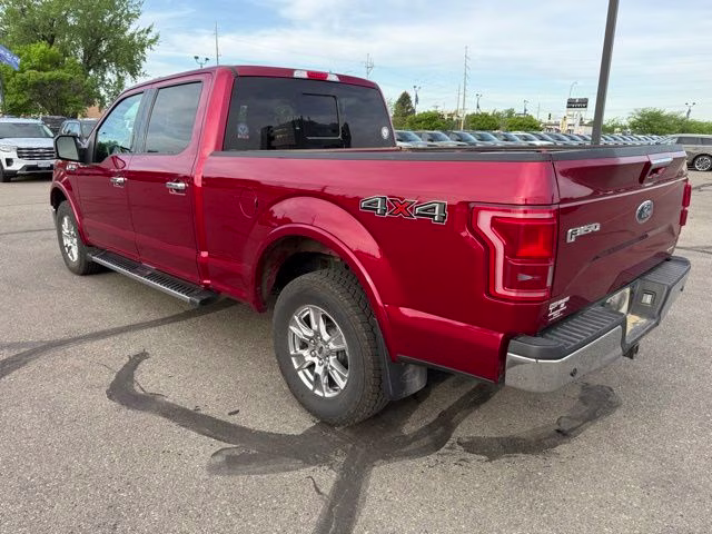2016 Ruby Red Metallic Tinted Clearcoat Ford F-150 Lariat 4X4 Truck