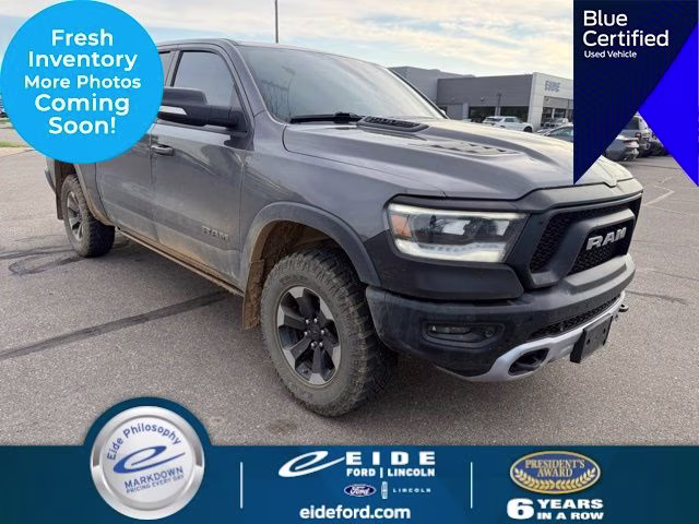 2020 Granite Crystal Metallic Clearcoat Ram 1500 Rebel 4X4 Truck