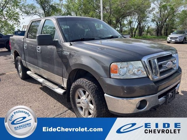 2007 Silver Clearcoat Metallic Ford F-150 XLT 4X4 Truck