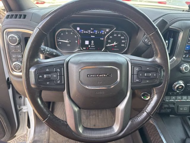 2021 White Frost Tricoat GMC Sierra 1500 Denali 4X4 Truck