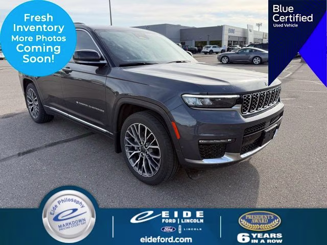2024 Baltic Gray Metallic Clearcoat Jeep Grand Cherokee L Summit 4X4 SUV