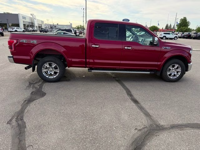 2016 Ruby Red Metallic Tinted Clearcoat Ford F-150 Lariat 4X4 Truck