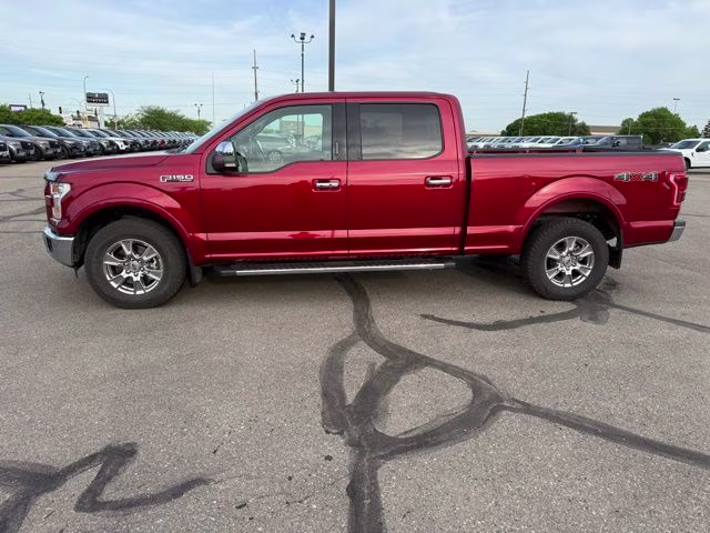 2016 Ruby Red Metallic Tinted Clearcoat Ford F-150 Lariat 4X4 Truck