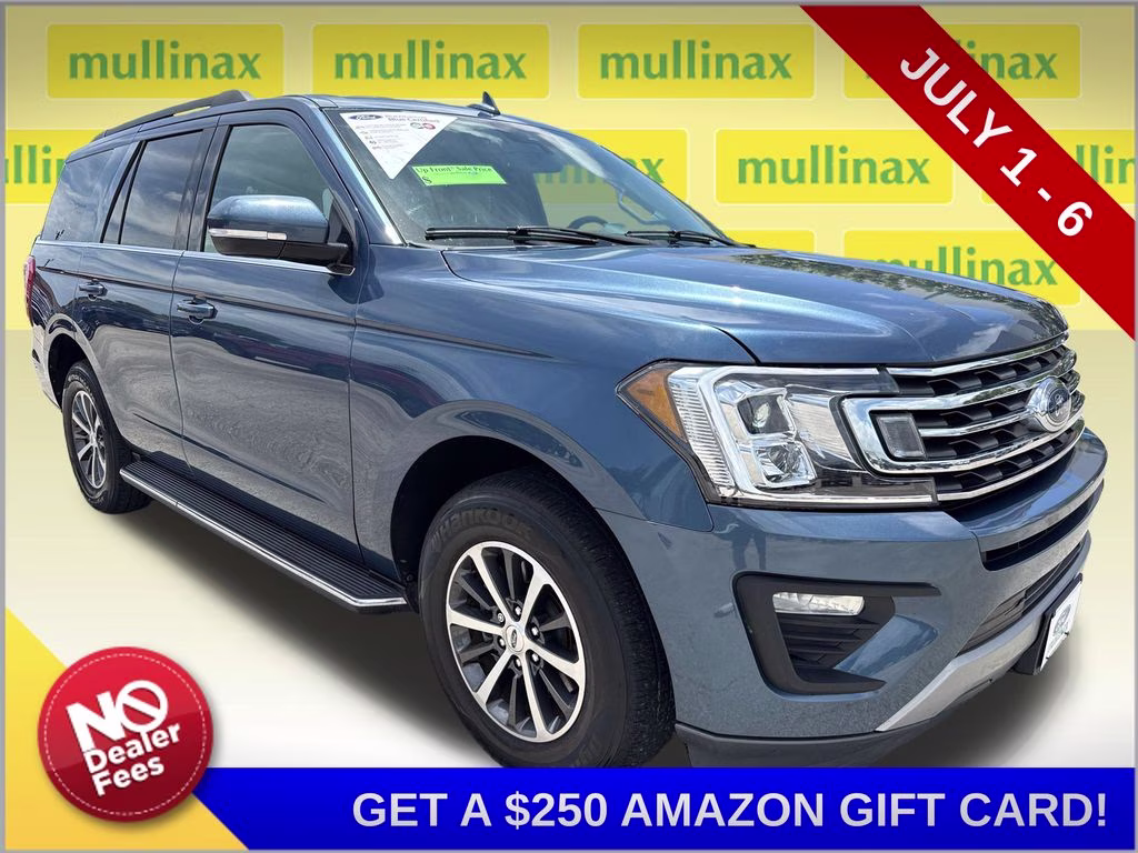 2020 Blue Metallic Ford Expedition XLT RWD SUV