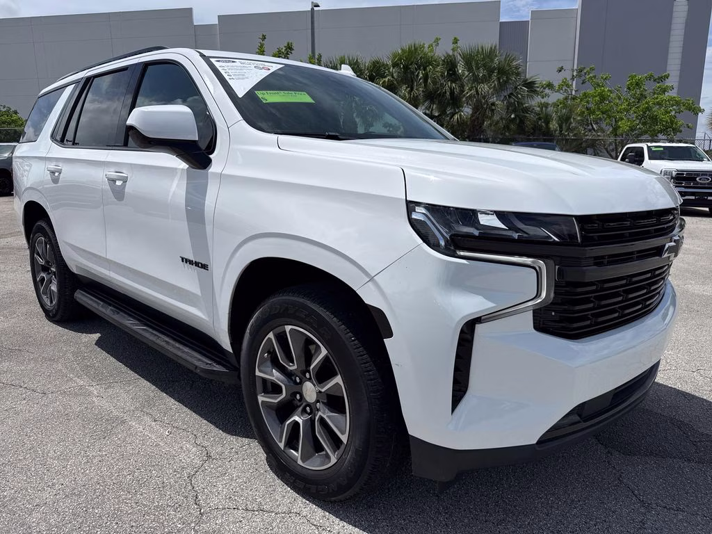 2021 Summit White Chevrolet Tahoe LT RWD SUV