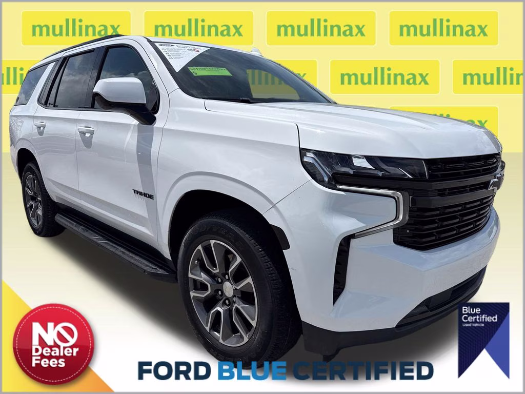 2021 Summit White Chevrolet Tahoe LT RWD SUV