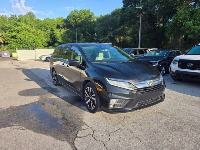 2020 Black Honda Odyssey Elite FWD Van