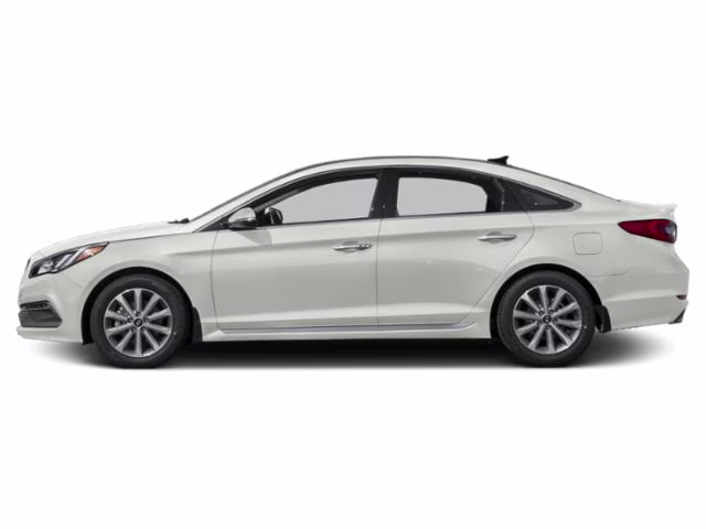 2015 Quartz White Pearl Hyundai Sonata Limited FWD Sedan