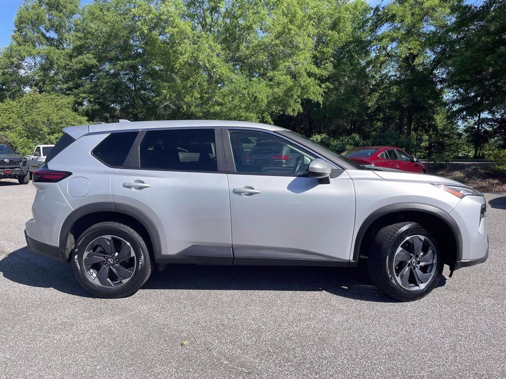 2024 Brilliant Silver Metallic Nissan Rogue SV FWD SUV