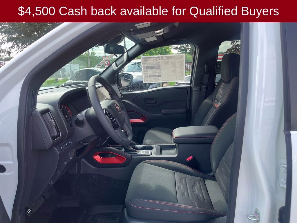 2026 Glacier White Nissan Frontier PRO-4X 4X4 Truck