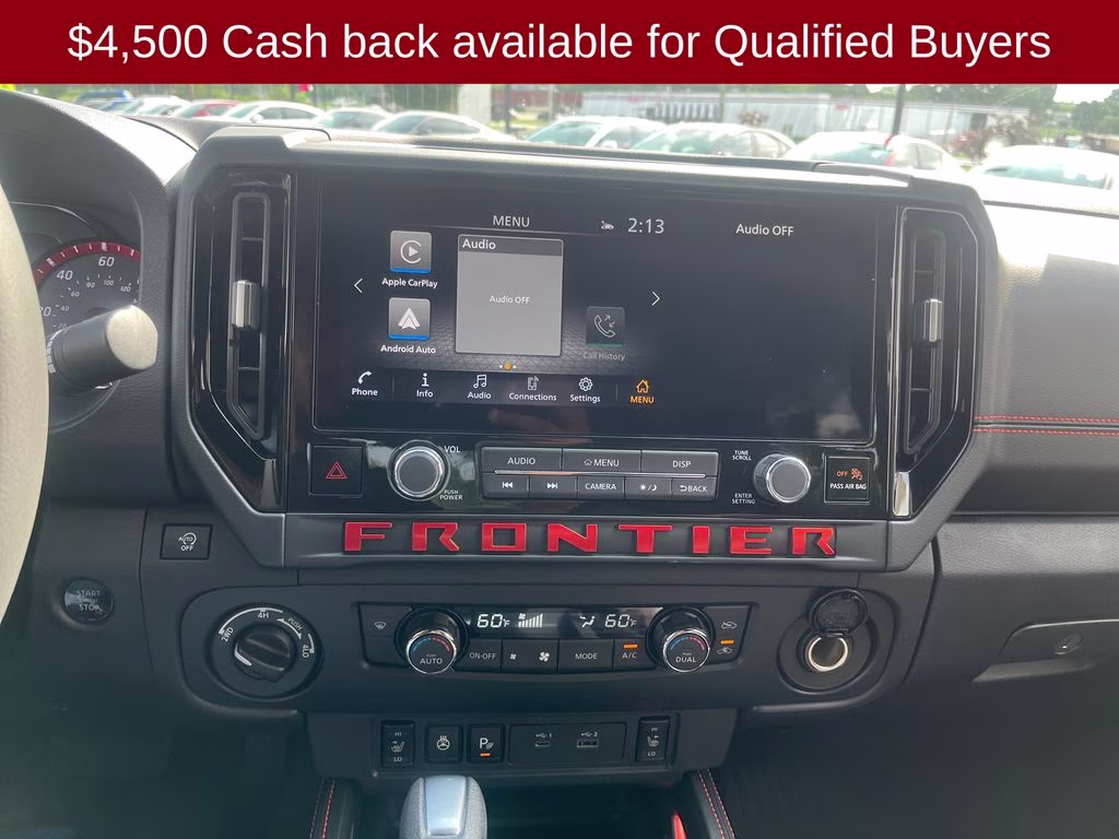 2026 Glacier White Nissan Frontier PRO-4X 4X4 Truck