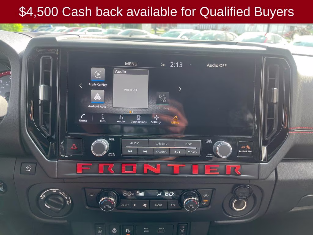 2026 Glacier White Nissan Frontier PRO-4X 4X4 Truck