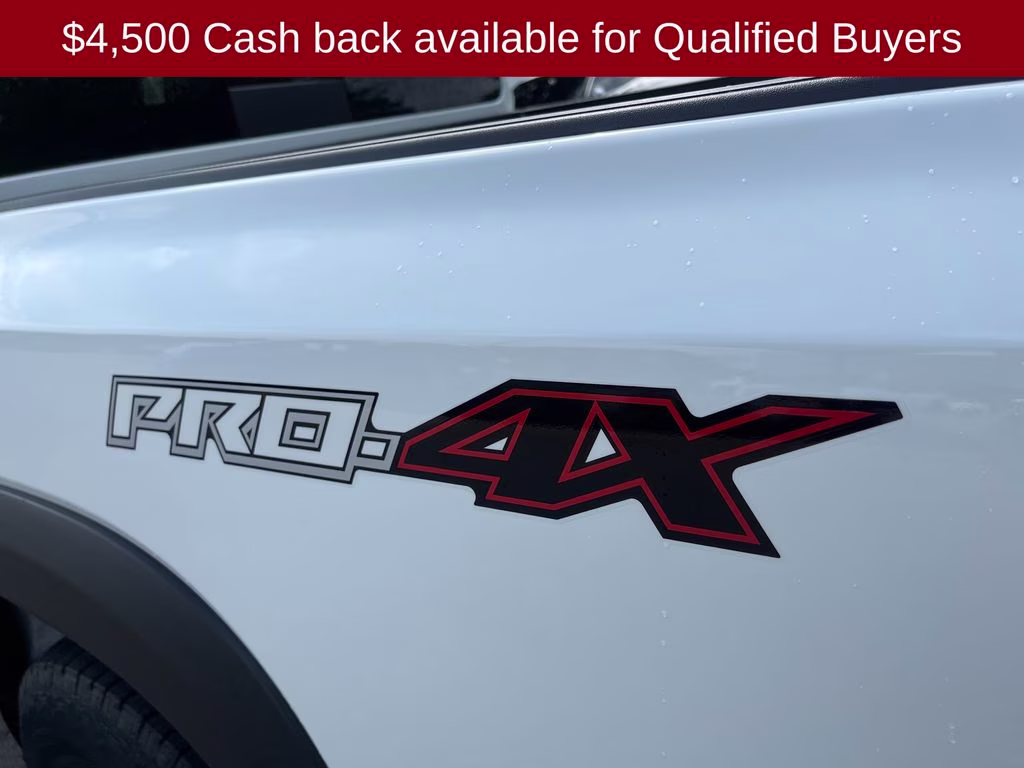 2026 Glacier White Nissan Frontier PRO-4X 4X4 Truck